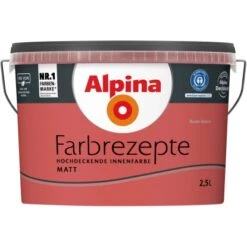 Alpina Farbrezepte Roter Ahorn Matt 2,5 Liter