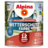 Alpina Wetterschutzfarbe Azurblau 750 Ml Deckend