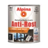 Alpina Metallschutz-Lack Schwarz Glanz RAL 9005 750 Ml
