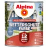 Alpina Wetterschutzfarbe Friesenblau 750 Ml Deckend
