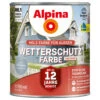 Alpina Wetterschutzfarbe Silbergrau 750 Ml Deckend