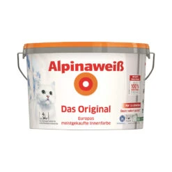 Alpinaweiß Wandfarbe 4 Liter