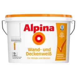 Alpina Wand- Und Deckenweiß 10 Liter