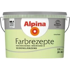 Alpina Farbrezepte Grüne Poesie Seidenglänzend 2,5 L
