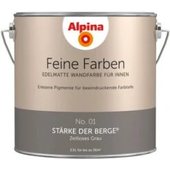 Alpina Feine Farben No. 1 Stärke Der Berge® Edelmatt 2,5 Liter