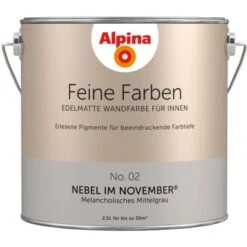 Alpina Feine Farben No. 2 Nebel Im November® Edelmatt 2,5 Liter
