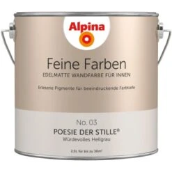 Alpina Feine Farben No. 3 Poesie Der Stille® Edelmatt 2,5 Liter