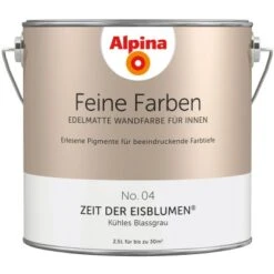 Alpina Feine Farben No. 4 Zeit Der Eisblumen® Edelmatt 2,5 Liter