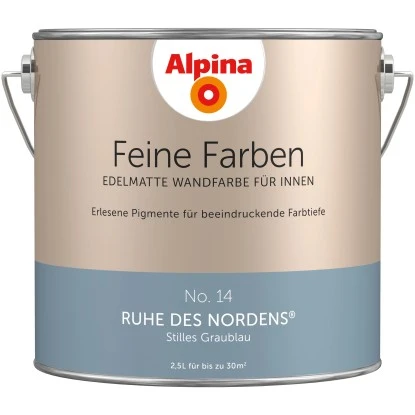 Alpina Feine Farben No. 14 Ruhe Des Nordens® Edelmatt 2,5 Liter 1 Alpina Feine Farben No. 14 Ruhe Des Nordens® Edelmatt 2,5 Liter