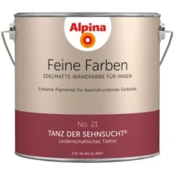 Alpina Feine Farben No. 21 Tanz Der Sehnsucht® Edelmatt 2,5 Liter