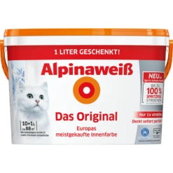 Innenfarbe 'Alpinaweiß' Matt 11 L