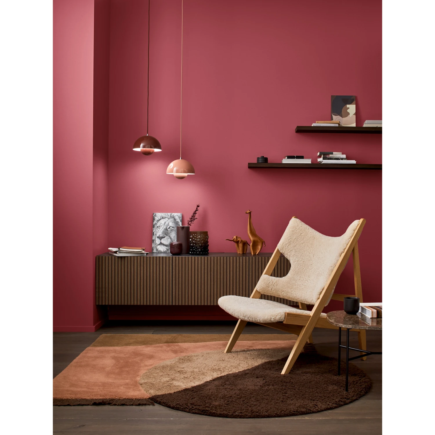 Alpina Wandfarbe 'Pure Farben' Beerenrot Matt 2,5 L 3 Alpina Wandfarbe 'Pure Farben' Beerenrot Matt 2,5 L - Image 3