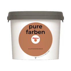 Alpina Wandfarbe 'Pure Farben' Kupferorange Matt 2,5 L