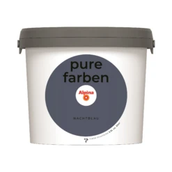 Alpina Wandfarbe 'pure Farben' Nachtblau Matt 2,5 L