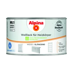 Alpina Heizkörperlack Weiß Glänzend 300 Ml