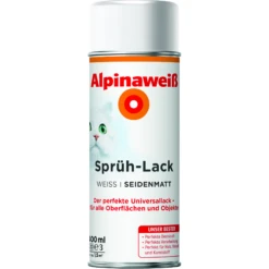 Sprühlack 'Alpinaweiß' Seidenmatt 400 Ml