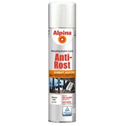 Alpina Metallschutzlack-Spray 'Anti-Rost' Weiß 400 Ml