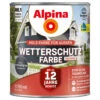 Alpina Wetterschutzfarbe Anthrazitgrau 750 Ml Deckend