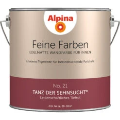 Alpina Feine Farben Nr. 21 Leidenschaftliches Tiefrot