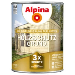 Alpina Holzschutz-Grund Farblos 2,5 L