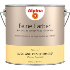 Alpina Feine Farben Nr. 30 Warmes Goldgelb