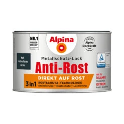 Alpina Metallschutz-Lack Anthrazitgrau Matt RAL 7016