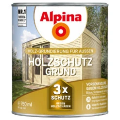Alpina Holzschutz-Grund Farblos 750 Ml