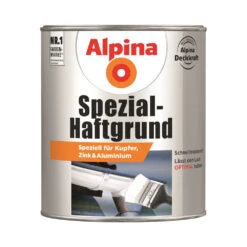 Alpina Spezial-Haftgrund Weiß Für Nichteisenmetalle 750 Ml