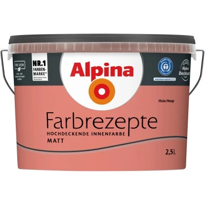 Alpina Farbrezepte Hula Hoop Matt 2,5 Liter 1 Alpina Farbrezepte Hula Hoop Matt 2,5 Liter