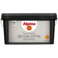 Alpina Farbrezepte Beton-Optik Hellgrau Komplett-Set