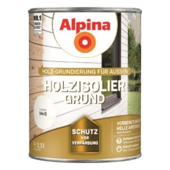 Alpina Holzisolier-Grund 2,5 Liter Weiß