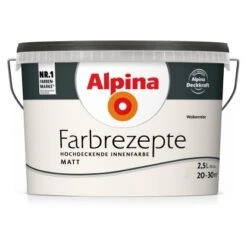 Alpina Farbrezepte Wolkenreise Matt 2,5 Liter