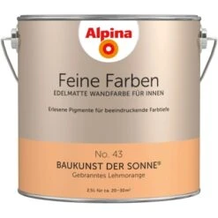 Alpina Feine Farben No. 43 Baukust Der Sonne® Edelmatt 2,5 Liter