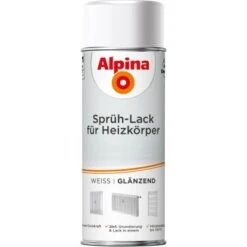 Alpina Sprüh-Lack Für Heizkörper 400 Ml Glänzend