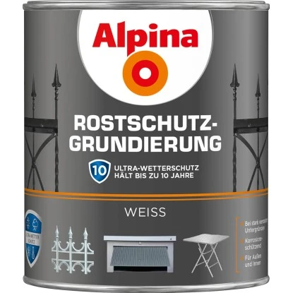 Alpina Rostschutz-Grundierung Weiß 750 Ml 1 Alpina Rostschutz-Grundierung Weiß 750 Ml