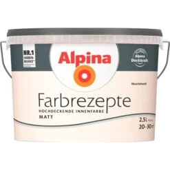 Alpina Farbrezepte Muschelweiß Matt 2,5 Liter