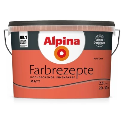 Alpina Farbrezepte Pures Glück Matt 2,5 L 1 Alpina Farbrezepte Pures Glück Matt 2,5 L