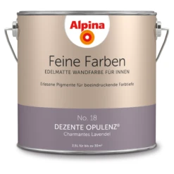 Alpina Feine Farben 'Dezente Opulenz' Lavendelfarben Matt 2,5 L